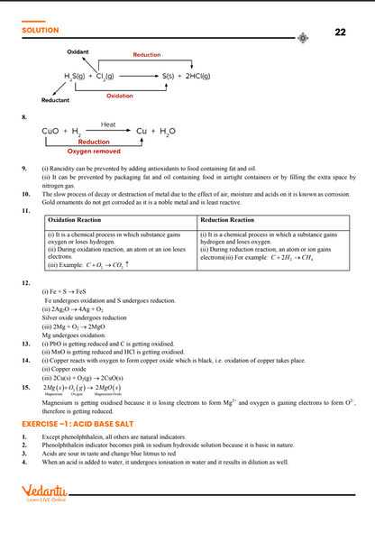 Vedantu Tatva Practice Book (Grade 10) - CBSE - Chemistry