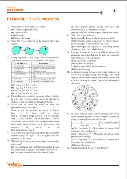 Vedantu Tatva Practice Book (Grade 10) - CBSE - Biology