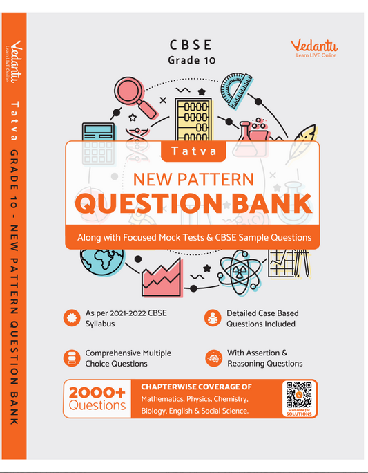 Vedantu Tatva Question Bank - (Grade 10) - CBSE (New Pattern)
