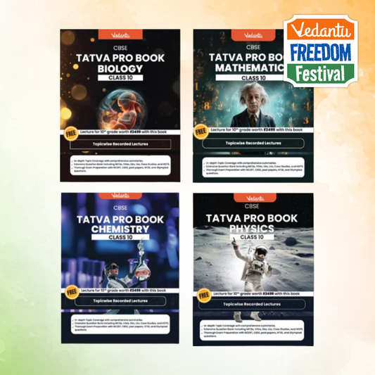 Vedantu Tatva Pro CBSE Class 10 book set- 4 subjects