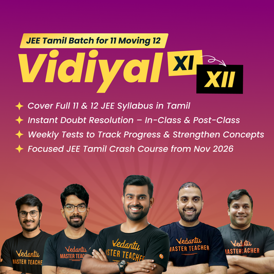VIDIYAL XI to XII JEE 2027 Batch – JEE Mains Preparation in Tamil with AI Doubt Solving