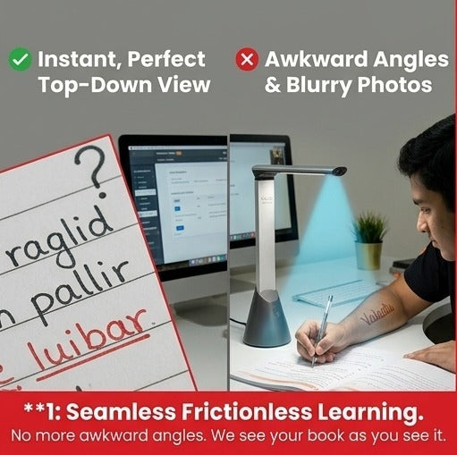 Vedantu SmartLamp – Live Learning Camera with Top-Down View, Real-Time Tutor Feedback & AI-Proof Learning