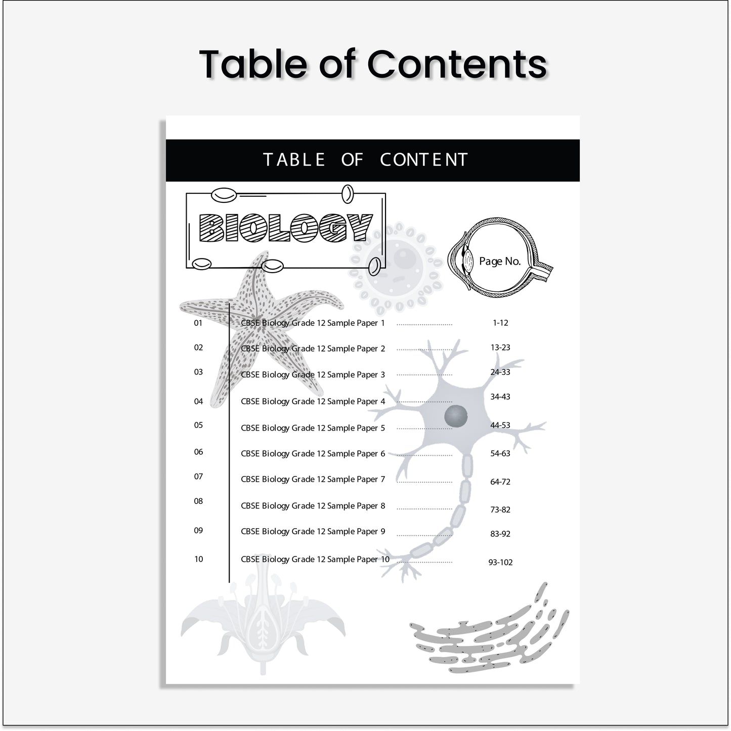 Vedantu CBSE Class 12 Biology Sample Paper Book 2026 Board Exam | 10 Solved Papers | MCQs, Assertion–Reason, Case Studies & Numerical | Based On Latest CBSE Pattern | Prepare with Confidence