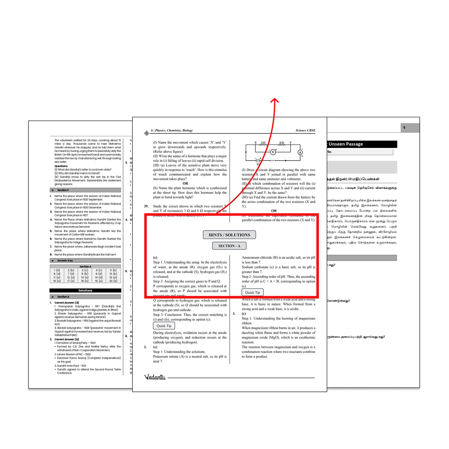 Vedantu Challenge 100 Class 10 Combo Set of 4 Books | Science, Mathematics, Tamil & Social Science | By Shimon Joseph | Latest CBSE & NCERT Pattern | Chapter-wise PYQs with Detailed Solutions | QR Video Guide