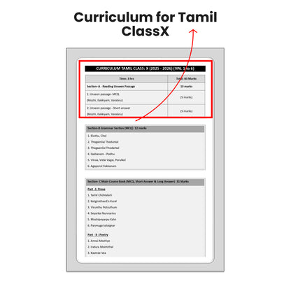Vedantu Challenge 100 Tamil Class 10 | By Shimon Joseph | Latest CBSE Syllabus | Chapter-wise Notes, Questions & Detailed Solutions | Grammar Video Lessons via QR | Competency-Based Pattern | Study Tracker & Self-Evaluation Sheets