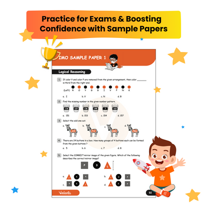 Vedantu Early Learning IMO Workbook for Grade 3 | International Mathematics Olympiad Preparation Book | 30 Concept Worksheets with HOTS, Sample Papers & Challenge Zones | Ideal for CBSE, ICSE & State Boards