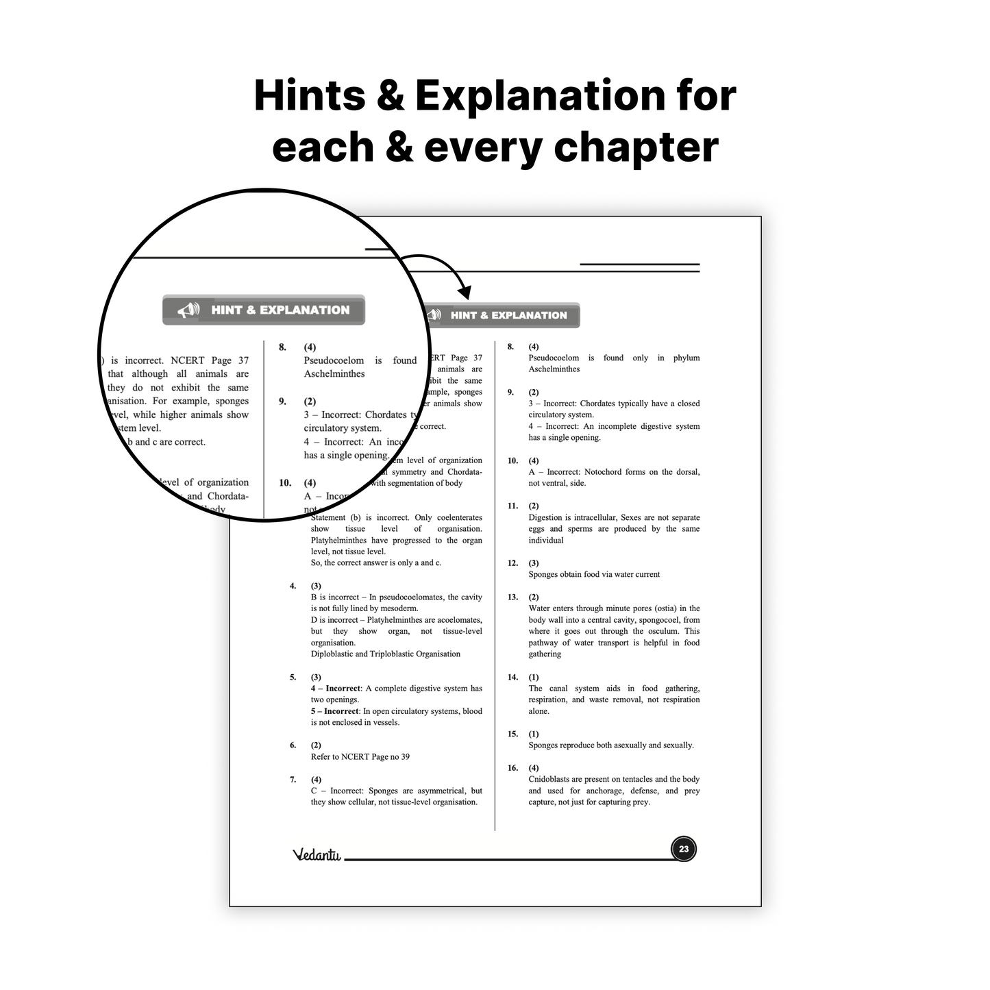 Vedantu NEET Advance Zoology Question Book | NEET-UG Medical Entrance Exam Book 2026, CUET & Olympiad Preparation Guide | NCERT Based Topicwise MCQs, Multi-Statement Question, Matching A/R & Diagram Based Practice