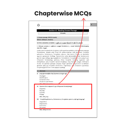 Vedantu Challenge 100 Tamil Class 10 | By Shimon Joseph | Latest CBSE Syllabus | Chapter-wise Notes, Questions & Detailed Solutions | Grammar Video Lessons via QR | Competency-Based Pattern | Study Tracker & Self-Evaluation Sheets