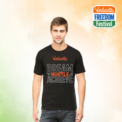 Dream Hustle Achieve - Men's Round Neck T-Shirt