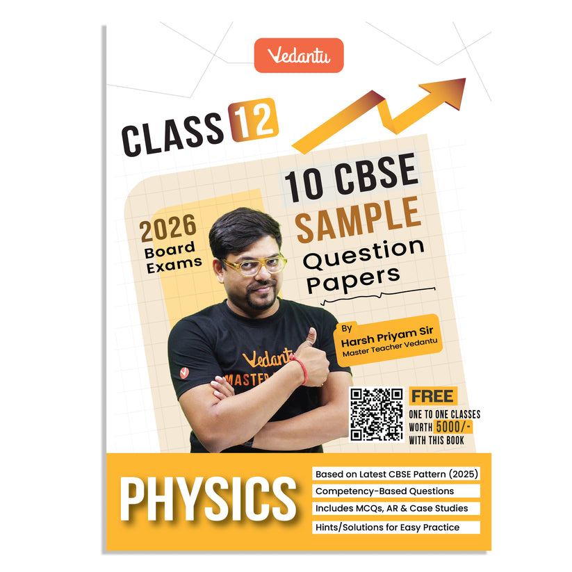 Vedantu CBSE Class 12 Physics Sample Paper Book 2026 Board Exam | 10 S