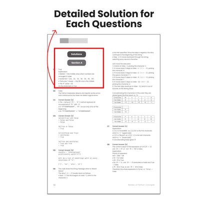 Vedantu Challenge 100 – CBSE Class 12 Computer Science Book | Section-wise MCQs, Short & Long Questions, PYQs with Step-by-Step Python Solutions | Complete Exam Prep as per Latest CBSE Pattern | By Shimon Joseph