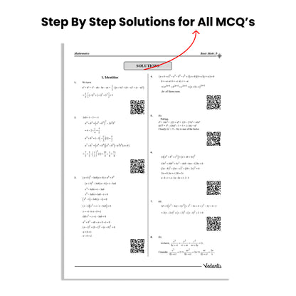 Vedantu Mathematics Olympiad Workbook for Grade 8–12 | Advanced Level Problems & MCQs | Answer Keys & Detailed Solutions | 750+ QR Video Explanations | IOQM, RMO, NMTC (Inter), AMC 10 & 12 Preparation