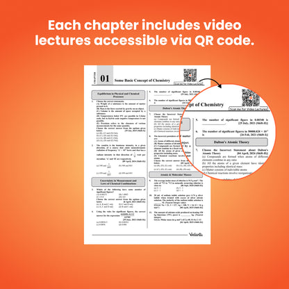 Vedantu JEE Main Physics PYQ Book | 7 Years (2019–2025) Solved Papers | 143 Papers, 3500+ MCQs, Chapterwise & Topicwise Solutions | QR Codes for Video Lectures | JEE Exam Prep Book 2026